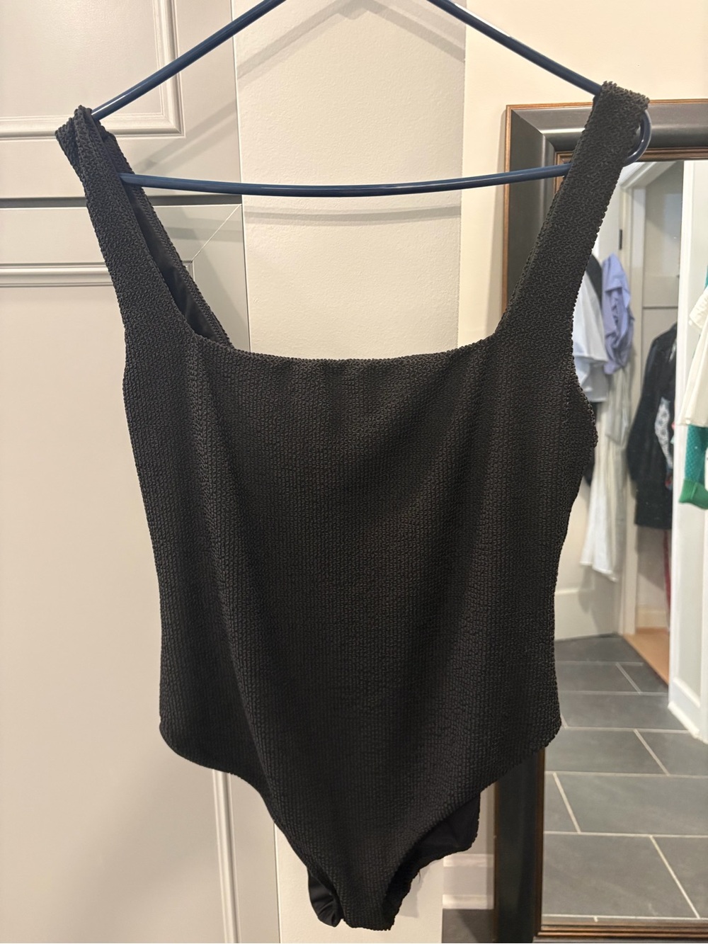Show Me Your Mumu Black Textured One-Piece Swimsuit